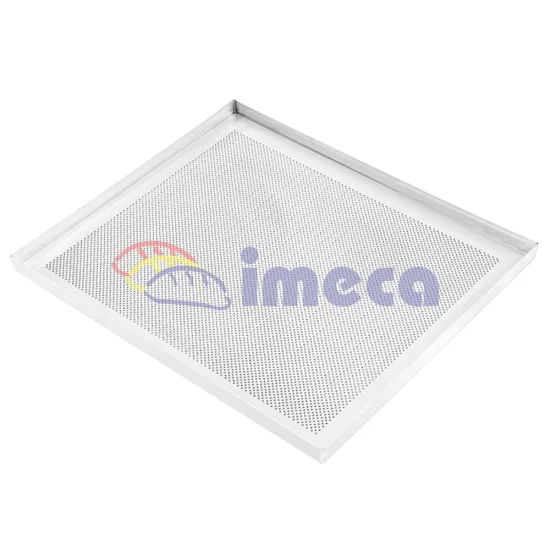 Assadeira 60x80x2 aluminio perfurada dobrada