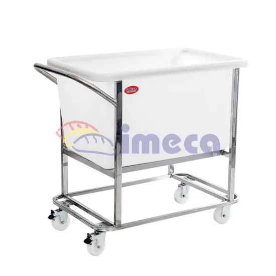 Dispositivo para transporte Inox 304 com caixa plstica 180 litros
