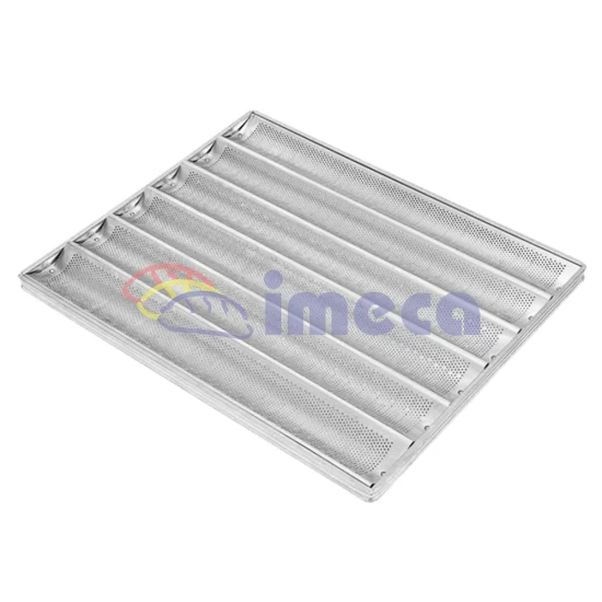 Esteira 58x70 canaleta em aluminio perfurada com 06 ondas perfil aluminizado