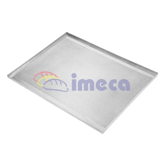 Assadeira 58x70x3 em alumnio perfurada dobrada
