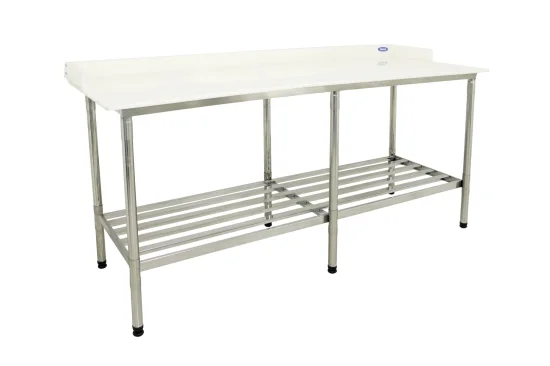 Mesa com Tampo em Poliestireno Desmontada