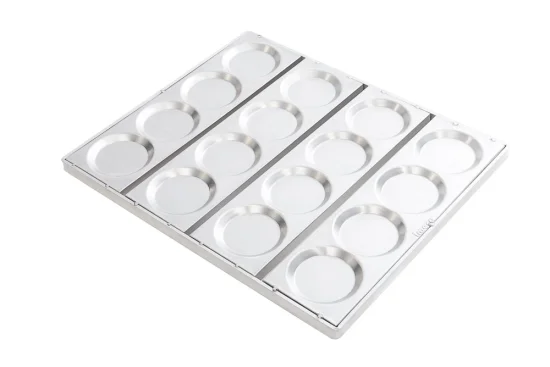 Assadeira 58x70 hamburguer aluminio 16 cavidades