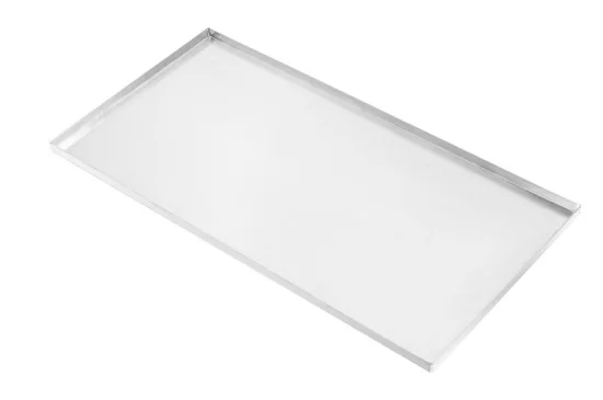 Assadeira 40x80x2 alumnio lisa dobrada