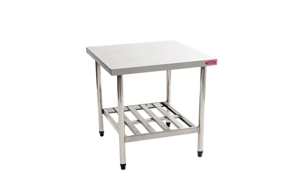 Mesa 0,70x0,70x0,70 Inox 430 grade inferior