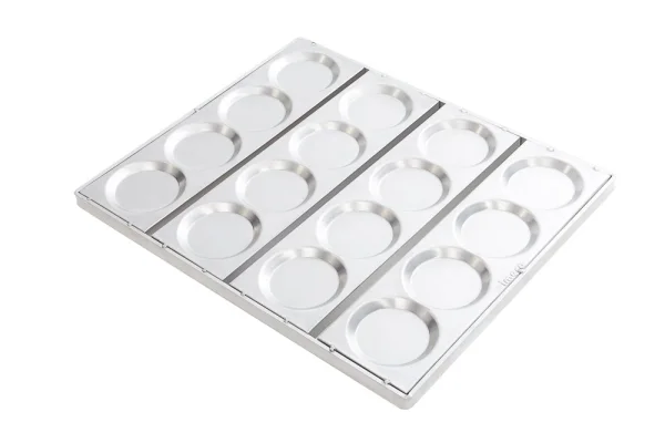 Assadeira 58x70 hamburguer aluminio 16 cavidades