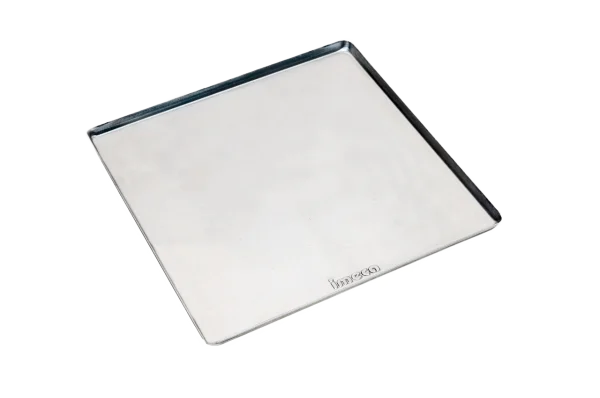 Assadeira 35x35x1 aluminio lisa