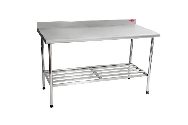 Mesa Multiuso 1,50x0,70 com Frontão e Grade Desmontada