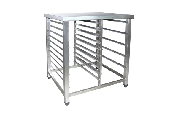 Mesa para Apoio de Forno Convector 0,80x,70 com Suporte para Cuba GN