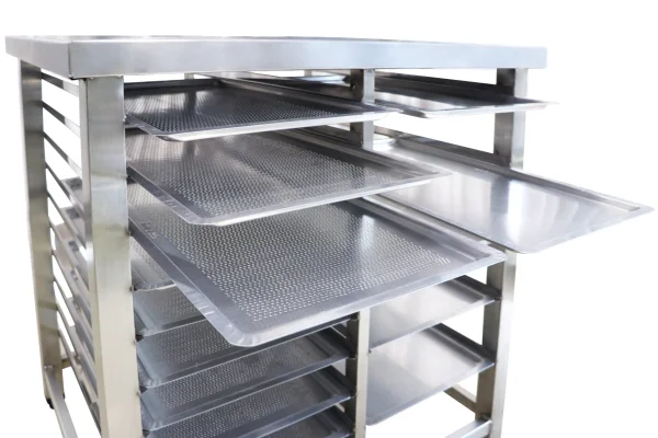 Mesa para Apoio de Forno Convector 0,80x,70 com Suporte para Cuba GN