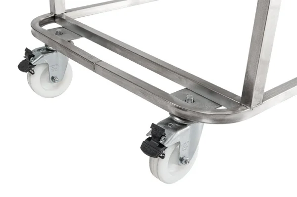 Dispositivo para transporte Inox com caixa plástica 180 litros