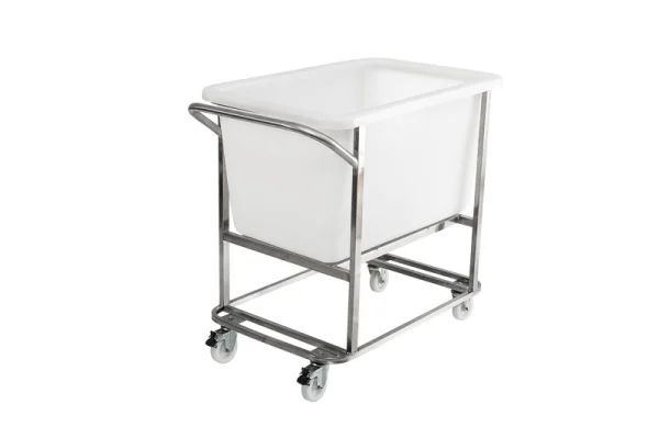 Dispositivo para transporte Inox com caixa plástica 180 litros